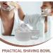 Nuobesty Shaving Soap Bowl - Wide Opening Foam Mug for Barbers | Best Hairdressing Accessories for Cream & Soap - Buy Online on GoSupps.com