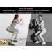 Yoga Foam Wedge Blocks (Pair) - Calf Raise, Stretcher, Wrist Support, Balance, Fitness - Black with Gym Bag, Strap and Knee Pads - Buy Online on GoSupps.com