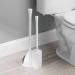 iDesign Una Toilet Bowl Brush and Plunger Combo Set - Bathroom Cleaning and Storage - White - Buy Online on GoSupps.com