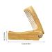 Premium Wood Beard Comb for Men | Foldable Antistatic Mustache & Beard Care | Daily Use Green Cleaning Comb - Buy Online on GoSupps.com