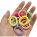 50-Piece Candy Color Seamless Elastics Hair Ties for Girls - Ponytail Holders & Hair Accessories - Multicolor Mix - Buy Online on GoSupps.com