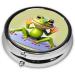 Funny Frog Yogaround Pill Box - 3 Compartment Portable Organizer for Travel & Purse - Buy Online on GoSupps.com