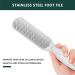 Double-Sided Metal FootFile Foot Grinder Stainless Steel Foot Trimmer Foot Brush Dead Skin Wet and Dry for Feet Care Callous Removers for Feet - Buy Online on GoSupps.com
