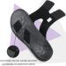 KAIDER Women's Arch Support Slides - Orthotic Adjustable Sandals for Flat Feet & Heel Pain - Size 10 Black - Buy Online on GoSupps.com
