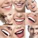 Brigtviee 2 Pair Perfect Smile False Teeth Veneers Top and Bottom Cosmetic Clipin Veneers for Teeth Temporary Whitening Denture Clickon Denture Veneers for Men and Women - Buy Online on GoSupps.com