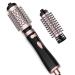 Rotating Hair Dryer Brush Spinning 4-in-1 Blow Dryer Brush with 2 Inch&1.5 Inch Brush Attachements Round Hot Air Brush for Hair Smooth/Volume/C-Curls