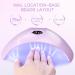 UV Light for Gel Nails - 75W Professional LED Nail Lamp Fast Curing Smart Sensor 3 Timer Settings & LCD Display - X33 - Buy Online on GoSupps.com