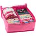 Missouri Star Pink Small Storage Bag for Precut Fabrics | Sewing Box Organizer | Canvas Carrying Case with Dividers for Quilting Projects - Buy Online on GoSupps.com