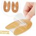 FOMIYES 2 Pairs Transparent Heel Pad Insoles - Women's Silicone Heel Cushions & Elevators for Comfort & Support - International Shipping Available - Buy Online on GoSupps.com