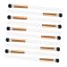 OHPHCALL 10pcs Makeup Brush Eye for Makeup Small Eyeshadow Brush Eye Brush for Eyeshadow White Wooden Handle