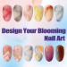 BQAN Blooming Gel Set - Clear Spreading Effect Blossom Gel Polish 7.5ml x2 with Nail Liner Brush - Nail Art DIY and Salon Use - Buy Online on GoSupps.com
