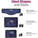 FlexiKold Reusable Gel Ice Pack with Straps - Cold Compress for Injuries - Medium Size - Flexible Medical Ice Wrap for Back, Shoulders, Legs, Knees - Relief for Sciatica, Muscle Pain - Buy Online on GoSupps.com