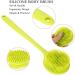 Soft Silicone Body Brush with Long Handle - Best Back Bath Shower Massage Tool for Exfoliating - Buy Online on GoSupps.com