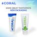 Coral White Nano Silver Mint Toothpaste - Natural Fluoride Free Teeth Whitening - SLS Free - Coral Calcium & Nano Silver Infused - 4 Ounce (Pack of 4) - Buy Online on GoSupps.com