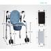 Walker Standing Rehabilitation Toilet seat with Walker Toilet Walker Pulley with Seat Walk Armrest Bath Crutch Good Times 4 Wheels - Buy Online on GoSupps.com
