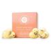 Sweet Orange and Geranium Solid Bath Melts | Soothes & Relaxes Mind and Body | Enriched with Essential Oils | 4 x 10g | Pocket Size & Travel Friendly | Edinburgh Skin Care Company Sweet Orange & Geranium Bath Oils