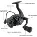 Fishdrops Spinning Fishing Reel 12+1BB Ultra Lightweight Aluminum Spool | Smooth Affordable Reel BE Black Size1000 - Buy Online on GoSupps.com