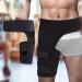 Harayaa Hip Puddle Compression Bandage & Knee Tendon Support Cuff - Thigh Compression for Injury Relief | PU Black - Buy Online on GoSupps.com