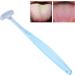 Reusable Stainless Steel Tongue Scraper for Adults & Children - Ayurvedic Yoga Tongue Cleaner | International Shipping Available - Buy Online on GoSupps.com