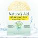 Nature's Aid Balancing Natural Rice Water Shampoo Bar for Hair Growth Strengthening & Thickening Shampoo for All Hair Types. Natural Lather and Salon Quality. Vegan. Made in Canada. (Cedarwood Eucalyptus) 72g