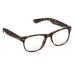Vibz Blue Light Blocking Glasses Women or Men Noncorrective Use with Contacts Antiglare Clear Lens Shiny Tortoise