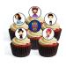24 The Greatest Showman Theme Wafer Cupcake Toppers Showman Party Edible Cupcake Toppers - Stand Up Wafer Cake Decorations