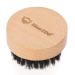 Beech Wood Beard Brush Boar Bristles Brush Sweep Hair Brush Face Care Cleaning Grooming Tool