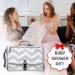 Menions Portable Nappy Changing Mat with Wipe-Pocket and Head Cushion - Waterproof Travel Change Pad for Babies - Grey Star Print - 0 Months - Buy Online on GoSupps.com