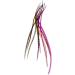 Real Feather Hair Extensions - Pink Auburn (Set of 10) - Buy Online on GoSupps.com