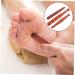 FRCOLOR 6 STK Wooden Acupressure Stick Massage Device - Portable Hand Massager for Relaxation & Pain Relief - Fragrant Red Pear Wood - Buy Online on GoSupps.com