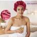 Holly LifePro 3PCS Satin Bonnets for Black Women - Extra Large Band Hair Bonnets - Silk Sleep Braids Bonnet - Buy Online on GoSupps.com