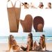 Self Tanning Mitt Applicator Kit - 4 Piece Set with Glove Exfoliating Mitt Mini Face Applicator & Back Lotion Applicator - Perfect for a Flawless Tan - Buy Online on GoSupps.com