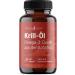 Krill oil capsules high -dosed with 1000 mg per day - 180 capsules for 3 months - valuable omega -3 source - Superba krill oil with 100 mcg astaxanthin