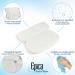 Epica 2X-Thick Luxury Spa Bath Pillow with SuperGrip Suction Cups - Oval Design - Buy Online on GoSupps.com