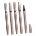 Beatifufu 5pcs Eyeliner Empty Pencil Lip Gloss Tubes White Eyeliner Cotton Head Liquid Eyeliner Plastic