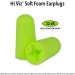 Hi Viz Soft Foam Earplugs - 50 Pair, Most Visible Color, 32dB High NRR - Ideal for Shop Work, Industrial Use, Motor Sports & Shooting - Buy Online on GoSupps.com