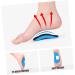 FOMIYES 2 Pairs Arch Support Insoles - Comfortable Foot Care Cushions for Flat Feet Orthotic Half Insoles for Enhanced Comfort - Buy Online on GoSupps.com