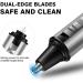 4 in 1 Nose Hair Trimmer for Men - Waterproof Ear & Eyebrow Clipper Travel-Friendly Battery-Powered Grooming Tool - Buy Online on GoSupps.com