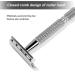 Double Edge Razor with Long Stainless Steel Handle - Nostalgic Shaver for Salon & Home Use | International Shipping Available - Buy Online on GoSupps.com