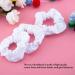 15pcs Strong Hold White Hair Ties & Headbands - Elastic Cotton Ponytail Bands | Hair Accessories for All Styles - Buy Online on GoSupps.com