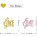 MonMon & Craft It's a Girl Cupcake Toppers - Baby Shower Cupcake Toppers - Girls 1st Birthday - Gender Reveal Party Cupcake Decorations - Glitter 24 Pcs - Buy Online on GoSupps.com