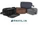 PAVILIA Men's Travel Toiletry Bag | Water-resistant PU Leather Dopp Kit for Grooming and Hygiene Essentials (Dark Brown) - Buy Online on GoSupps.com