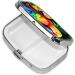 Shop Cute Colored Parrot 2 Compartment Pill Case - Small Travel Pill Organizer & Purse Gift - Buy Online on GoSupps.com