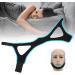 Jaw Support Belt Elastic for Stop Snoring | Chin Strap for Sleep Aid | Soft & Comfortable (Black Sky Blue Edge) - Buy Online on GoSupps.com