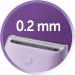 Remington Smooth and Silky BKT4000 Bikini Trimmer with Comfort Combs - White/Purple - Buy Online on GoSupps.com
