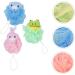 Beavorty 3pcs Cartoon Bath Mesh Sponge for Kids | Fun Shower Scrubber Balls - Perfect for Children s Bath Time - Buy Online on GoSupps.com