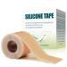 Silicone Scar Sheets (1.6 x 120 ) Silicone Scar Tape Roll Scar Silicone Strips Washable Reusable Professional Scar Removal Sheets for C-Section Surgery Burn Keloid Acne et