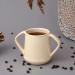 HealthGoodsIn BPA-Free Dual Handle Mug - Microwave Safe 11.83 US Fl. Oz. (350ml) - Dark Cream Color - Buy Online on GoSupps.com