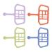 Shop Baby Tooth Relief: Silicone Bite Rings & Molar Soothers - 4-Part Chewing Toys for Calm Gums - Buy Online on GoSupps.com