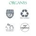 Organys Organic Castor Oil 2oz for Hair, Eyelashes & Eyebrows Growth - Enhances Fuller, Thicker Appearance. Includes Eyeliner & Mascara Brushes - Buy Online on GoSupps.com